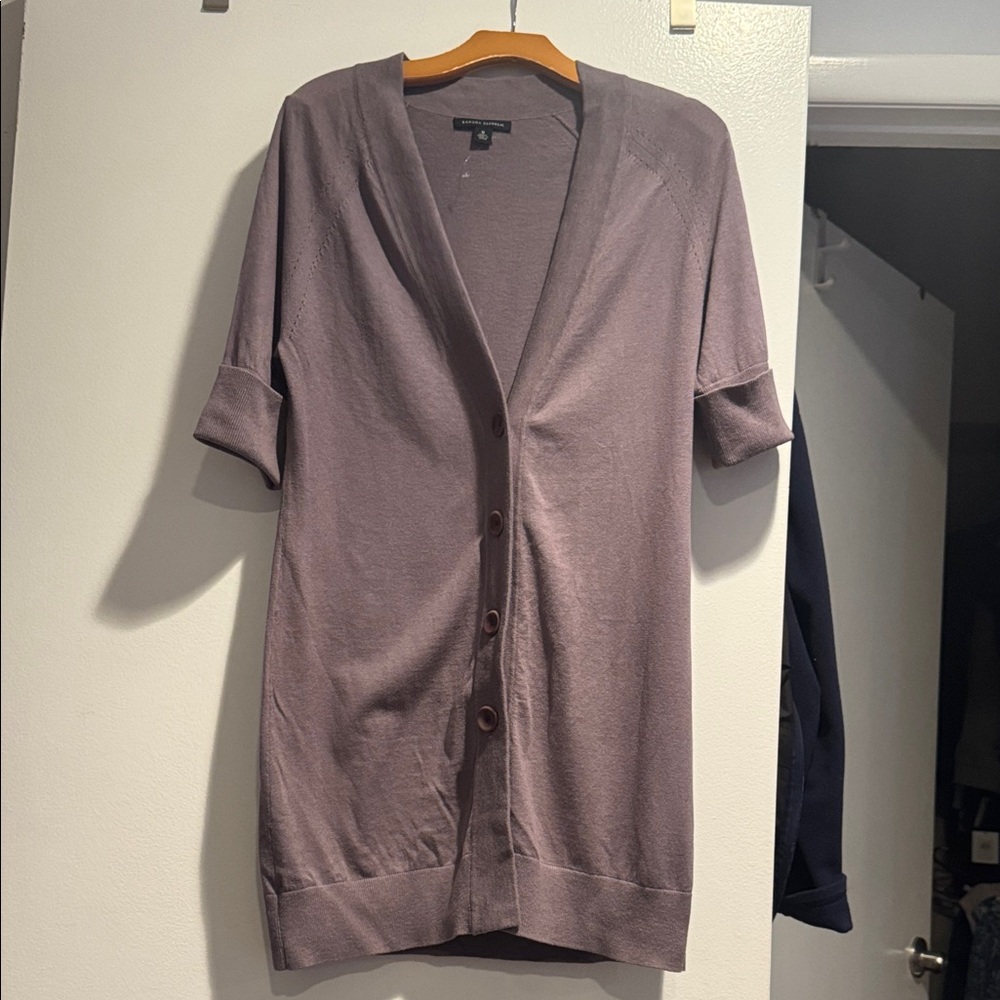 Gently worn wool/cotton short sleeve cardigan from Banana Republic